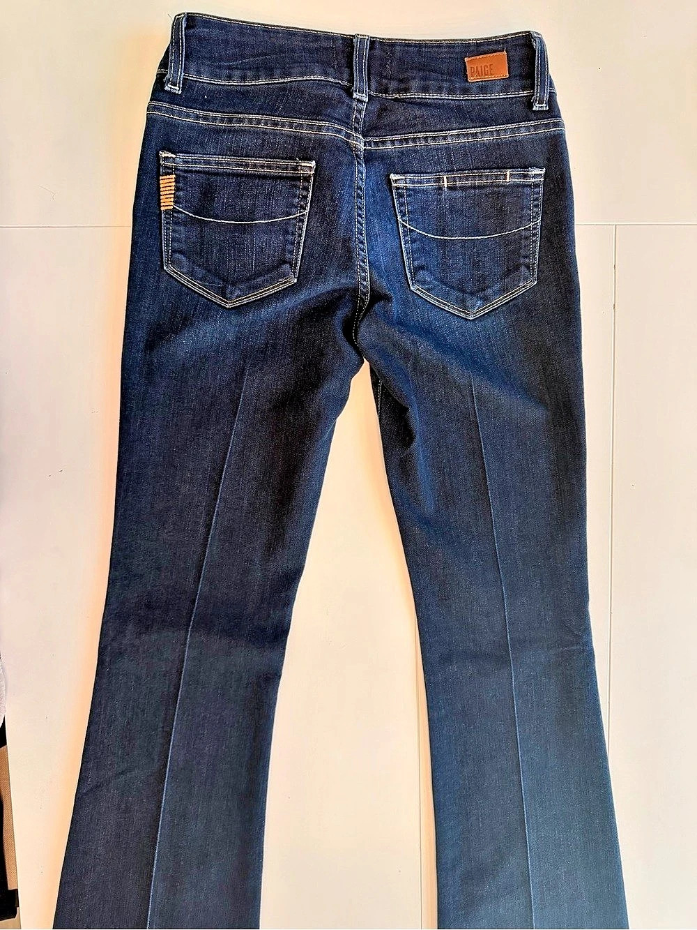 Paige Boot Cut Jeans in Blue Waist 27